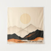 Tenture Golden Solitude (Devant)