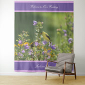 Tenture Goldfinch Spring Garden Wedding (En situation)