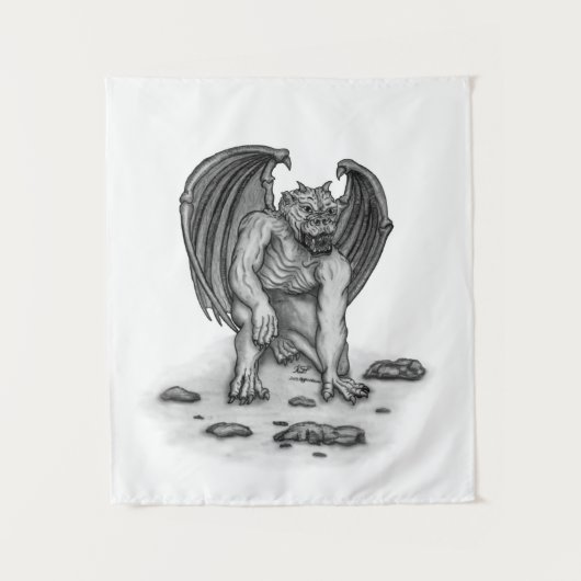 Tenture Golem Gargoyle (Devant)
