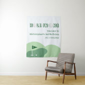 Tenture Golf Boy 1er anniversaire (En situation)