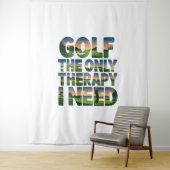 Tenture Golf la seule thérapie, tendance (En situation)