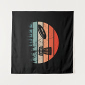 Tenture Golf Rétro Disque (Devant (Horizontal))