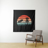 Tenture Golf Rétro Disque (En situation)