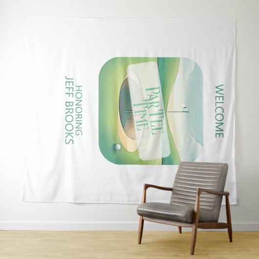 Tenture Golf Thème de la fête arrière-plan (En situation (horizontale))