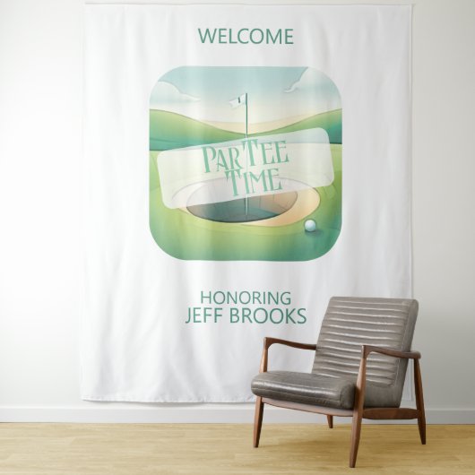 Tenture Golf Thème de la fête arrière-plan (En situation)