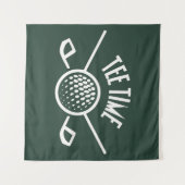 Tenture Golfers Tee Time (Devant (Horizontal))