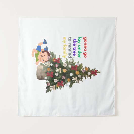 Tenture Gonna Go Lay Under The Tree to Remind My Family (Devant (Horizontal))