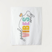 Tenture Good Vibes seulement Rainbow Heart (Devant)