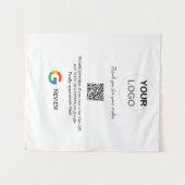 Tenture Google examen logo de l'entreprise Analyser QR exa (Devant (Horizontal))