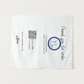 Tenture Google review business logo website scan QR code (Devant (Horizontal))