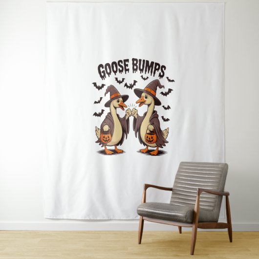 Tenture Goose Bumps Halloween Witch Automne (En situation)