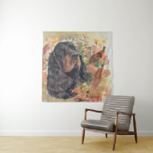 Tenture Gordon Setter (En situation)