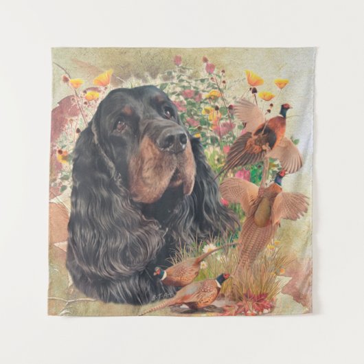 Tenture Gordon Setter (Devant)