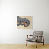 Tenture Gordon Setter Peinture - Joli art original chien (En situation (horizontale))