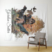 Tenture Gordon Setter, saison de chasse (En situation (horizontale))