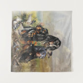 Tenture Gordon Setters, Passion pour les oiseaux, Art (Devant (Horizontal))