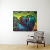 Tenture Gorilla Ape Animal Portrait Peinture Faune libre (En situation (horizontale))