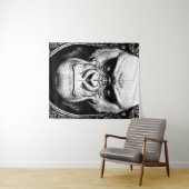 Tenture Gorilla Ape Wild Nature Illustration Line Art épiq (En situation (horizontale))