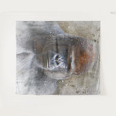 Tenture Gorilla Face Jungle Aquarelle animale (Devant (Horizontal))