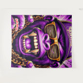 Tenture Gorille Mad Inimical (Devant (Horizontal))