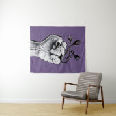 Tenture Goth Witchy Pagan Halloween (En situation (horizontale))