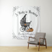Tenture Gothic Un bébé brasse Baby shower arrière-plan (En situation)