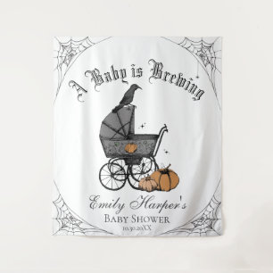 Tenture Gothic Un bébé brasse Baby shower arrière-plan