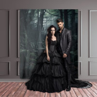 Gothique Moody Dark Forest Twilight Rock Path XLar