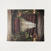 Tenture Gothique Moody Dark Victorian Bourgogne Parlor (Devant (Horizontal))