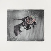 Tenture Gothique Vogue | Muet Pastel Rose de la mode Stile (Devant (Horizontal))