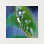 Tenture Gouttes d'eau de macro (Devant (Horizontal))