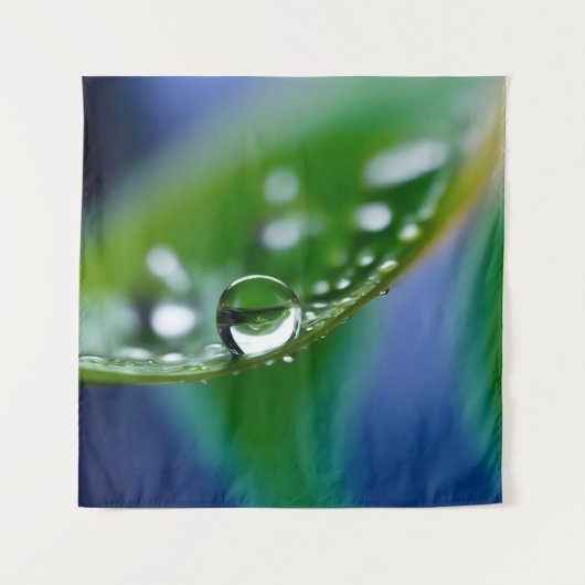 Tenture Gouttes d'eau de macro (Devant)