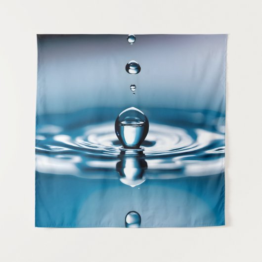Tenture Gouttes d'eau macro (Devant)