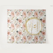 Tenture Gracy Pink Ivory Gold Anniversaire (Devant (Horizontal))