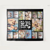 Tenture Grad Multiphoto Collage souvenirs fond (Devant (Horizontal))