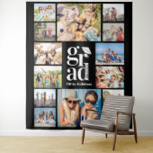 Tenture Grad Multiphoto Collage souvenirs fond (En situation)