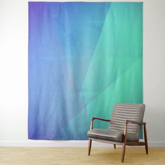 Tenture Gradation Blue Aqua & Turquoise (En situation)