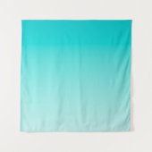 Tenture gradient aqueux turquoise (Devant)