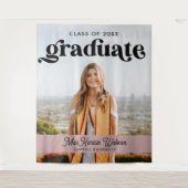 Tenture Graduate Boho Chic Classe tendance de 2025 Graduat (Devant)