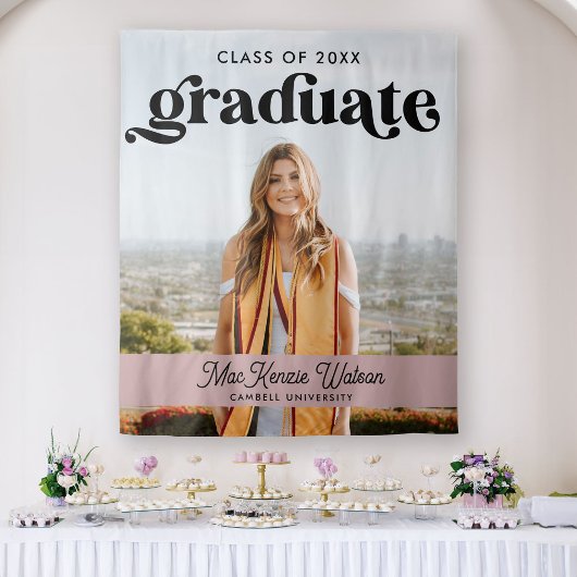 Tenture Graduate Boho Chic Classe tendance de 2025 Graduat
