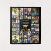 Tenture Graduation 42 Photo Collage Classe Année Vos coule (Devant)