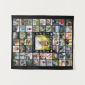 Tenture Graduation 55 Photo Collage Couleur personnalisée (Devant (Horizontal))