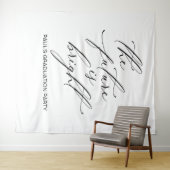 TENTURE GRADUATION BACKDROP BANNER THE FUTURE IS BRIGHT (En situation (horizontale))