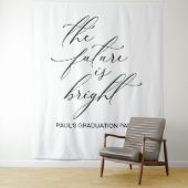 TENTURE GRADUATION BACKDROP BANNER THE FUTURE IS BRIGHT (En situation)