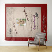 Tenture Graduation Modern Graduation Party Invitation (En situation (horizontale))