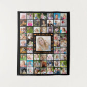 Tenture Graduation Party 55 Photo Black Collage fond (Devant)