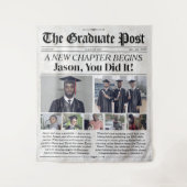 Tenture Graduation personnalisée Journal Graduate Banner P (Devant)