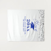 Tenture Graduation Royal Blue Class Année Contexte (Devant (Horizontal))