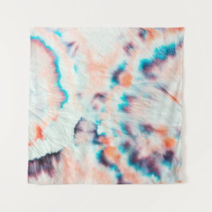 Tenture Graffiti d'Art sale d'automne. Tie Dye Shibori. Bo