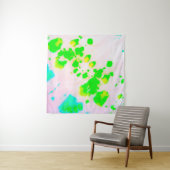 Tenture Graffiti d'art sale. Ikat Abstrait (En situation (horizontale))
